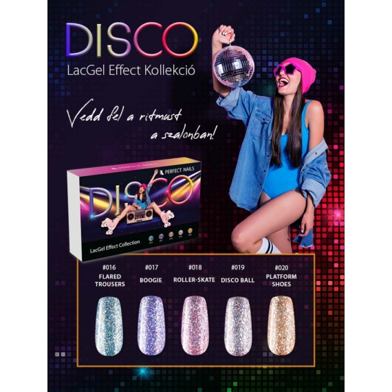 Perfect nails- Disco gél lakk szett